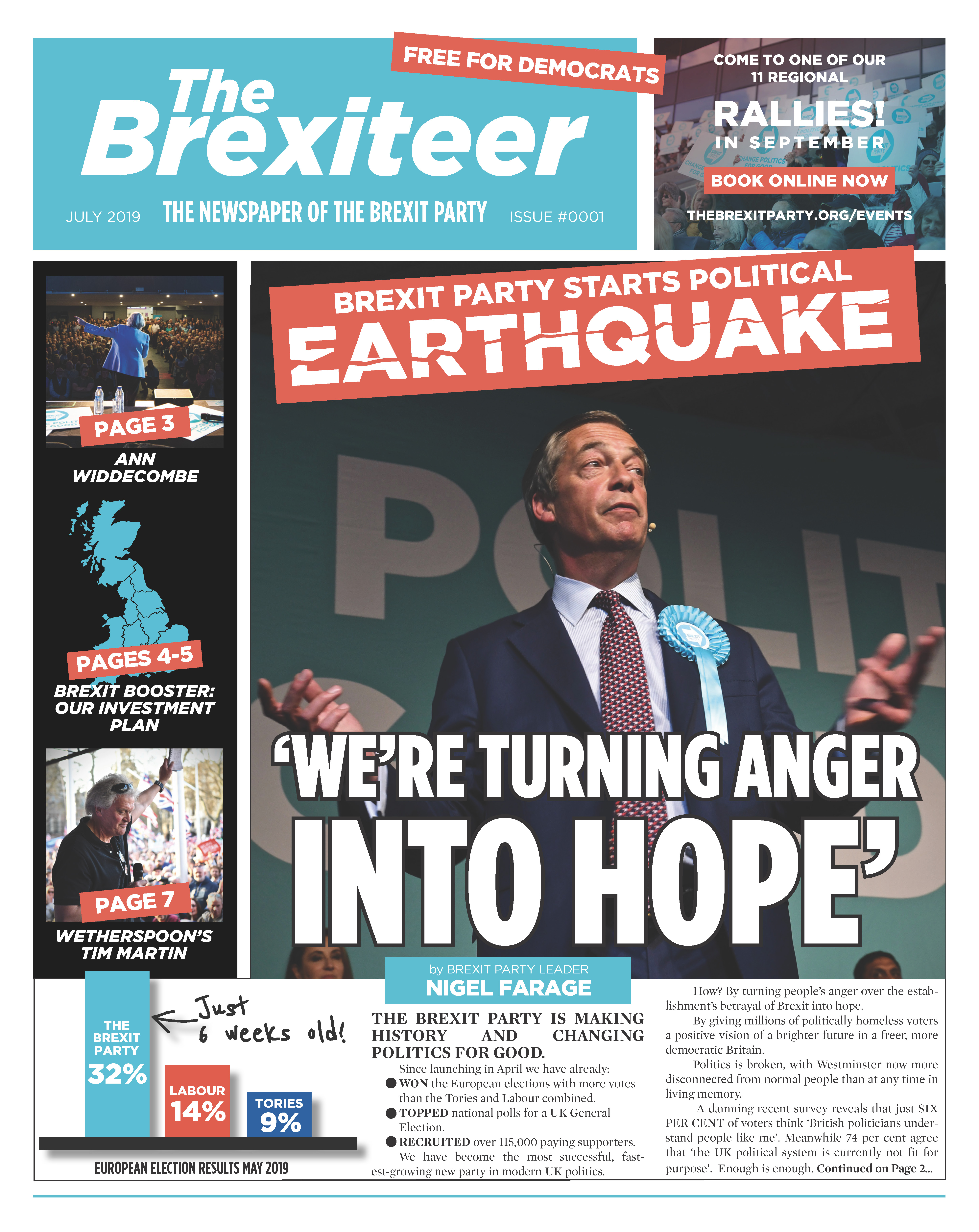 The Brexiteer 0001 Cover
